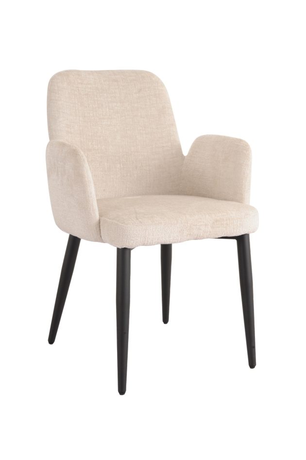 DINING CHAIR SET OF 2 BEIGE