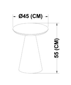 ACCENT TABLE - ESPRESSO