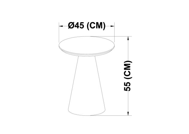 ACCENT TABLE - ESPRESSO