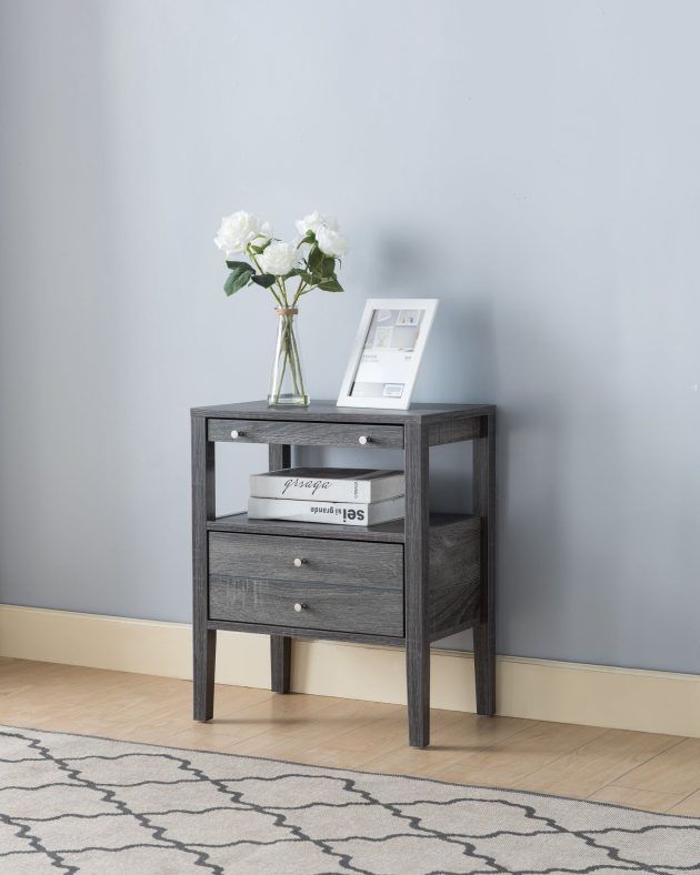 ACCENT TABLE - GREY