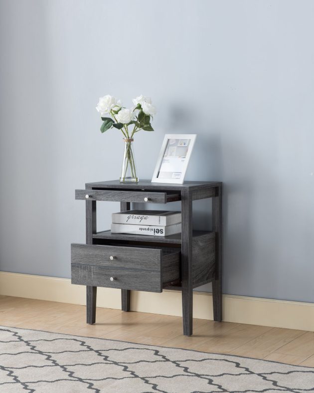 ACCENT TABLE - GREY