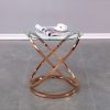 ACCENT TABLE - ROSE GOLD