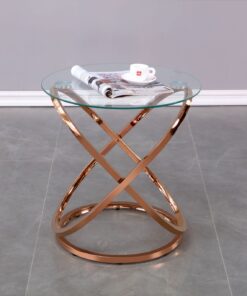 ACCENT TABLE - ROSE GOLD