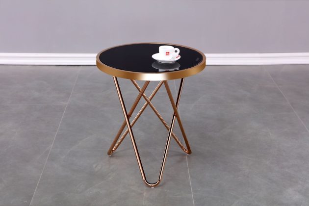 ACCENT TABLE - ROSE GOLD