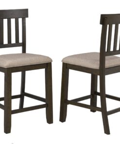 Bar Stool - Dark Grey (set of 2)