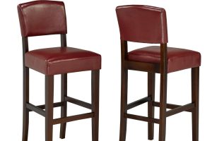 Bar Stool - Red ( set of 2 )