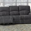 Charcoal Grey Recliner Sofa Set