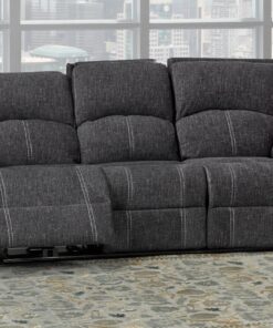 Charcoal Grey Recliner Sofa Set