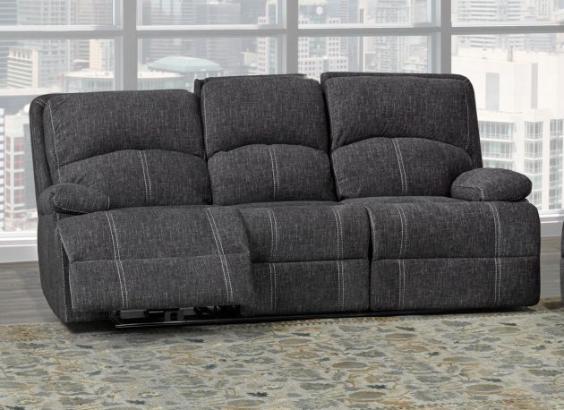 Charcoal Grey Recliner Sofa Set