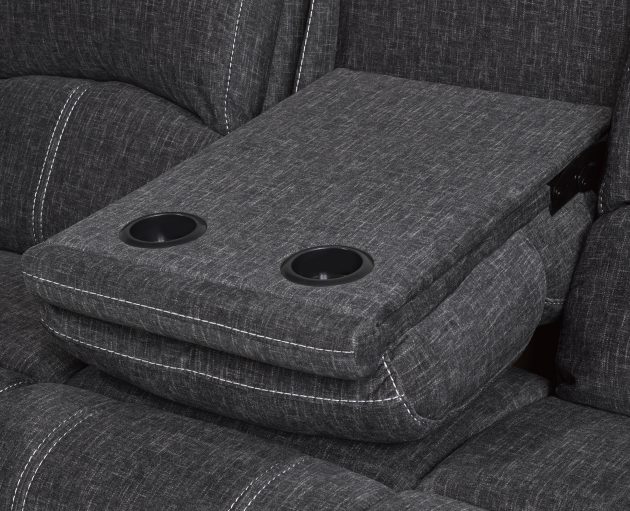 Charcoal Grey Recliner Sofa Set