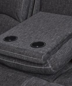 Charcoal Grey Recliner Sofa Set