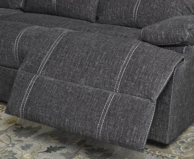 Charcoal Grey Recliner Sofa Set