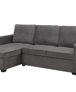 Sofa Bed with Storage Chaise – Beige