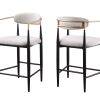 Counter Stool - Beige ( set of 2 )