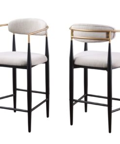 Counter Stool - Beige ( set of 2 )