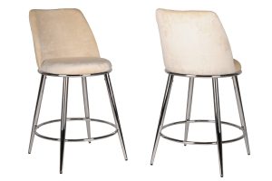 Counter Stool - Beige ( set of 2 )