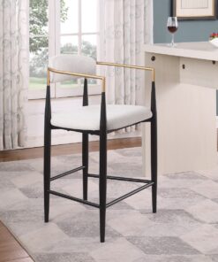 Counter Stool - Beige ( set of 2 )