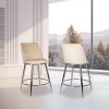 Counter Stool - Beige ( set of 2 )