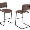 Counter Stool - Brown ( set of 2 )