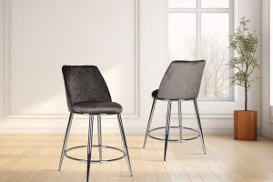 Counter Stool - Grey ( set of 2 )