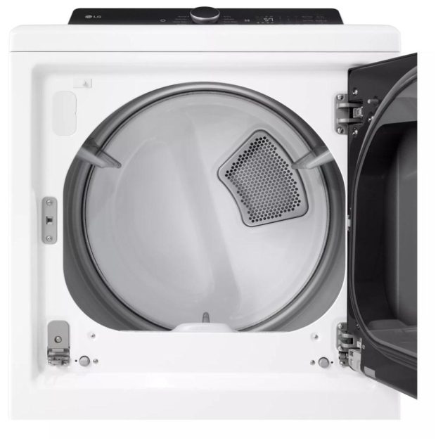 LG 6.3 Cu. Ft. High Efficiency Top Load Washer & 7.3 Cu. Ft. Electric Dryer - Alpine White - Image 10