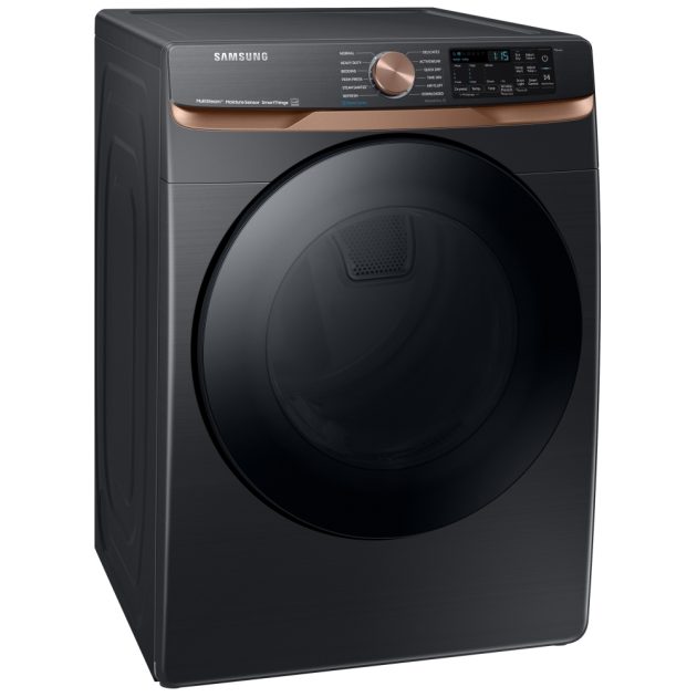 Samsung 5.8 Cu.Ft. Front Load Steam Washer & 7.5 Cu. Ft. Electric Steam Dryer - Black Stainless Steel - Image 20