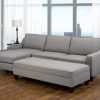 LHF Sectional & Ottoman in Grey