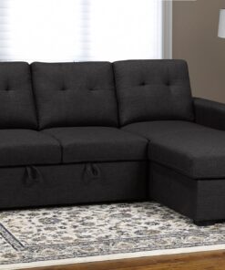 Modern Sectional Sofa Bed with Storage