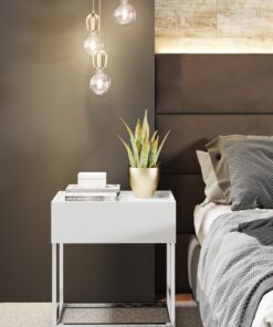 NIGHT STAND - WHITE MATTE