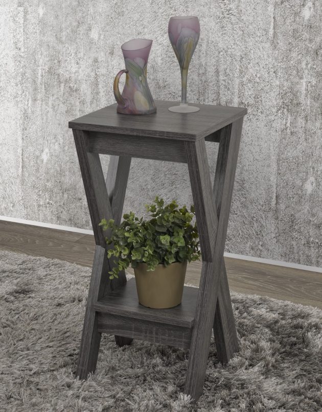 PLANT STAND - GREY