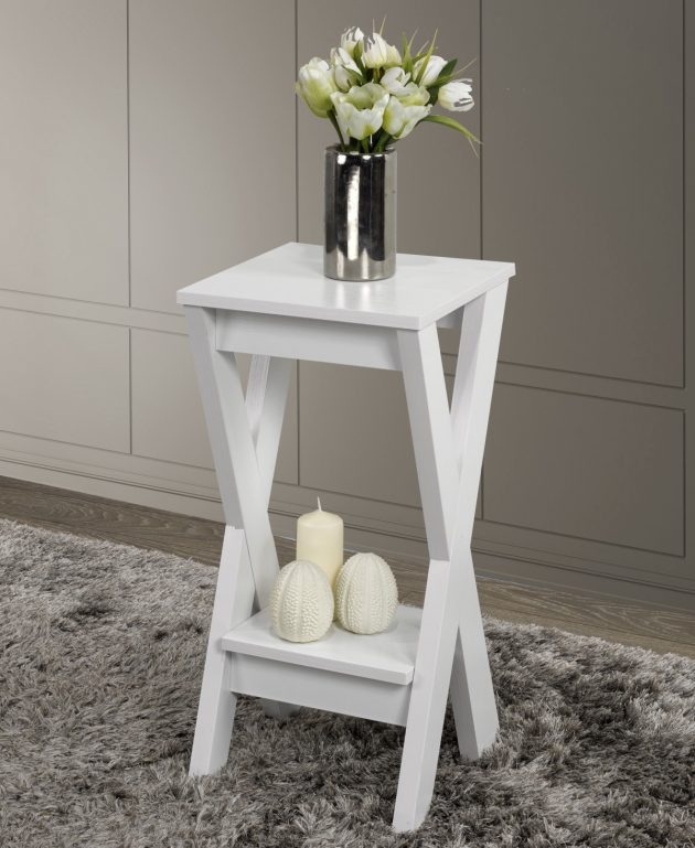 PLANT STAND - WHITE