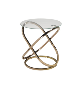 ACCENT TABLE - ROSE GOLD