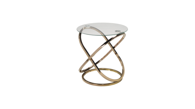 ACCENT TABLE - ROSE GOLD