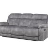 Grey Recliner Sofa and Loveseat