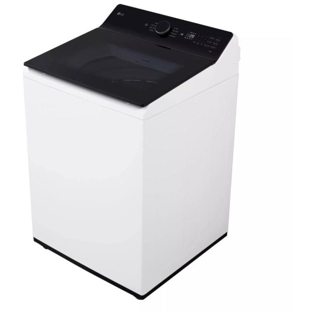 LG 6.3 Cu. Ft. High Efficiency Top Load Washer & 7.3 Cu. Ft. Electric Dryer - Alpine White - Image 2