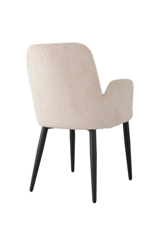 Alternative view of DINING CHAIR SET OF 2 BEIGE