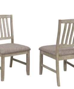 CHAMPAGNE DINING CHAIR SET OF 2