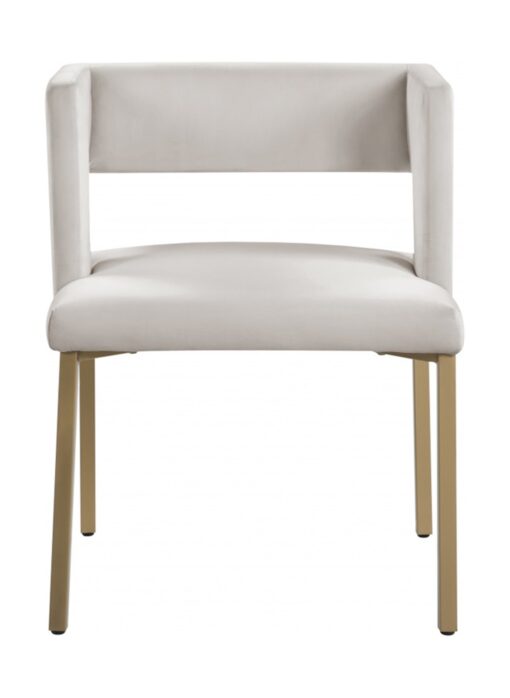 Alternative view of DINING CHAIR SET OF 2 BEIGE