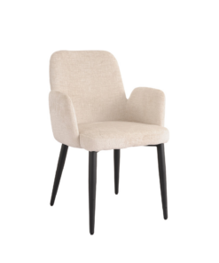 DINING CHAIR SET OF 2 BEIGE