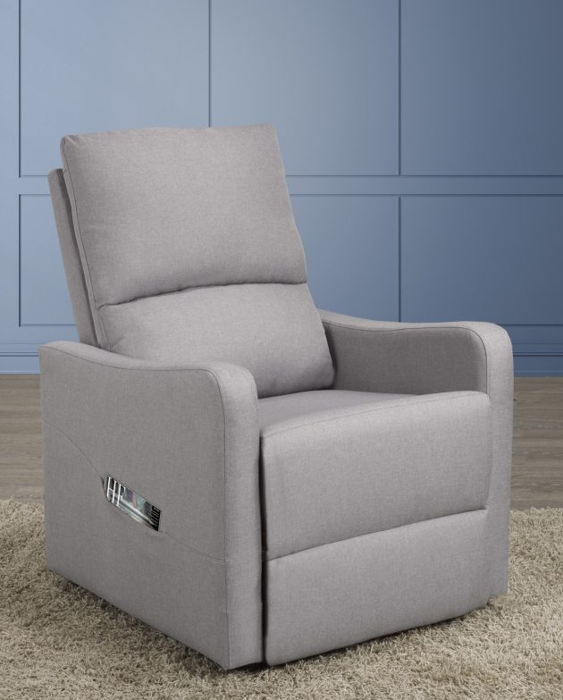 RECLINER LIFT CHAIR, LIGHT GREY - Image 2