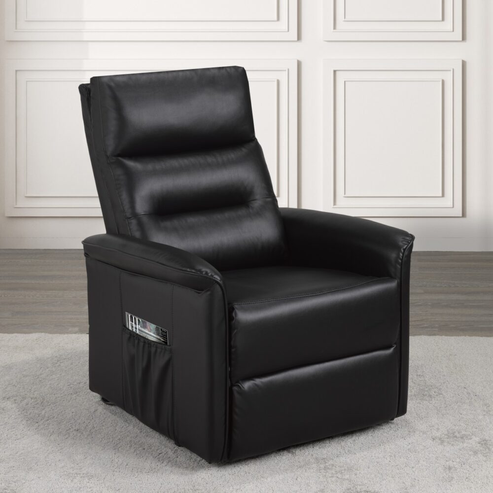 Alternative view of RECLINER LIFT CHAIR, BLACK