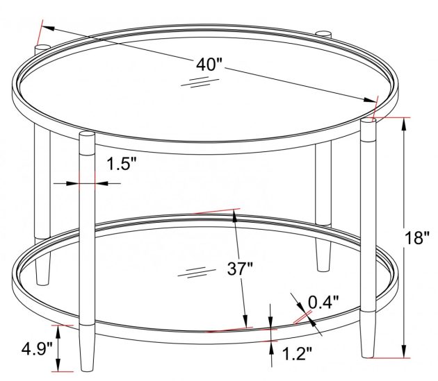 COFFEE TABLE - SILVER - Image 3