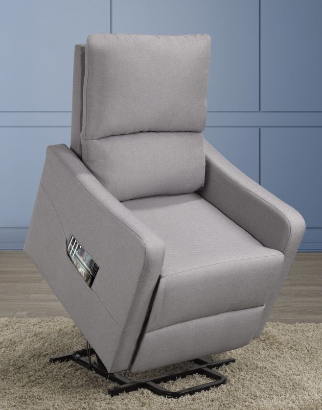 RECLINER LIFT CHAIR, LIGHT GREY - Image 3