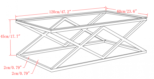 COFFEE TABLE - SILVER - Image 3