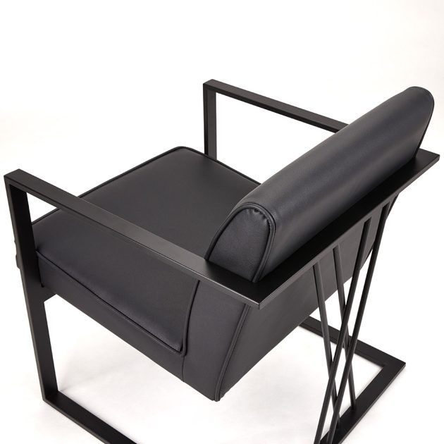 Fairmont Black Accent Chair - Image 14