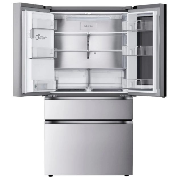 LG French Door Refrigerator, 36 inch Width, ENERGY STAR Certified, 28.6 cu. ft. Capacity, Stainless Steel colour ,MyColor - Image 6