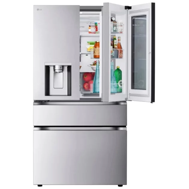 LG French Door Refrigerator, 36 inch Width, ENERGY STAR Certified, 28.6 cu. ft. Capacity, Stainless Steel colour ,MyColor - Image 11