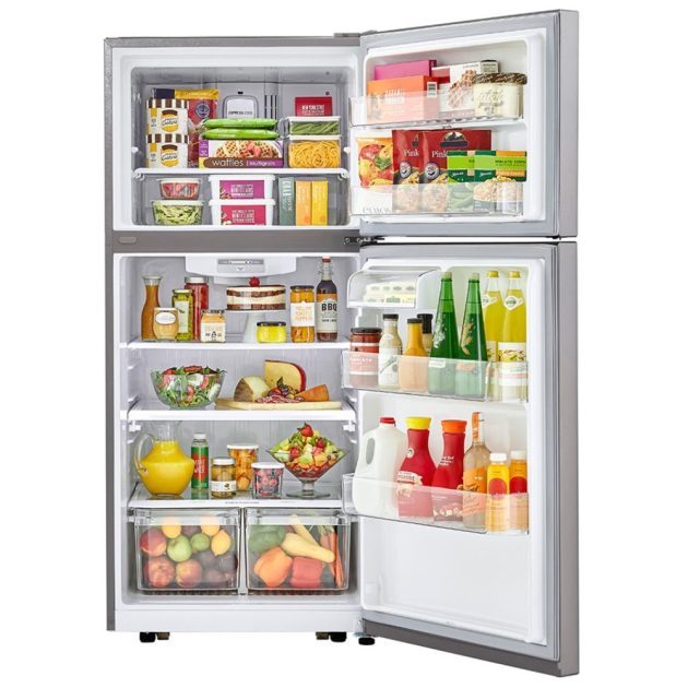 LG LTCS20020S Top Freezer Refrigerator, 30 inch Width, ENERGY STAR Certified, 20.2 cu. ft. Capacity, Stainless Steel colour - Image 8