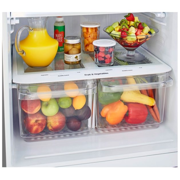 LG LTCS20020S Top Freezer Refrigerator, 30 inch Width, ENERGY STAR Certified, 20.2 cu. ft. Capacity, Stainless Steel colour - Image 6