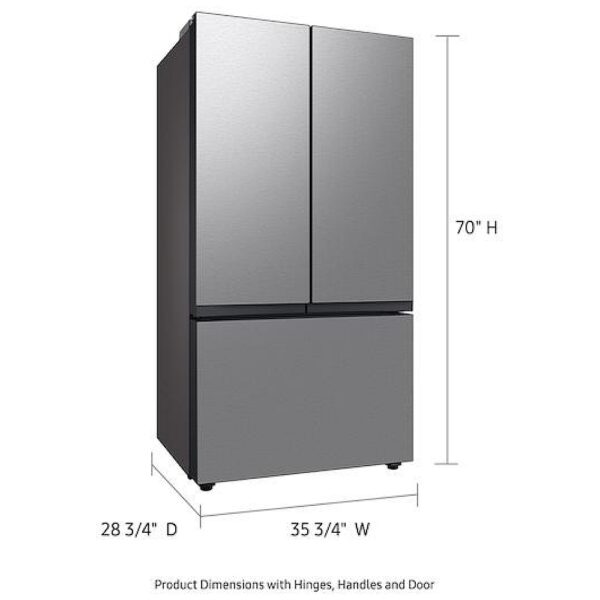 Alternative view of Samsung RF24BB6200QLAA Refrigerator